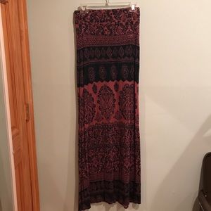 Billabong strapless dress or maxi skirt